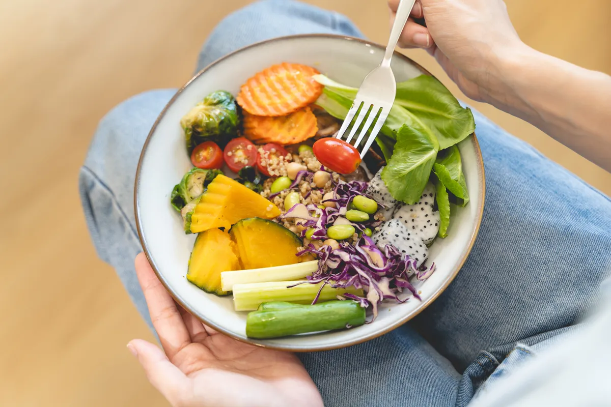 Egy tál zöldség, ami segít a fogyásban.