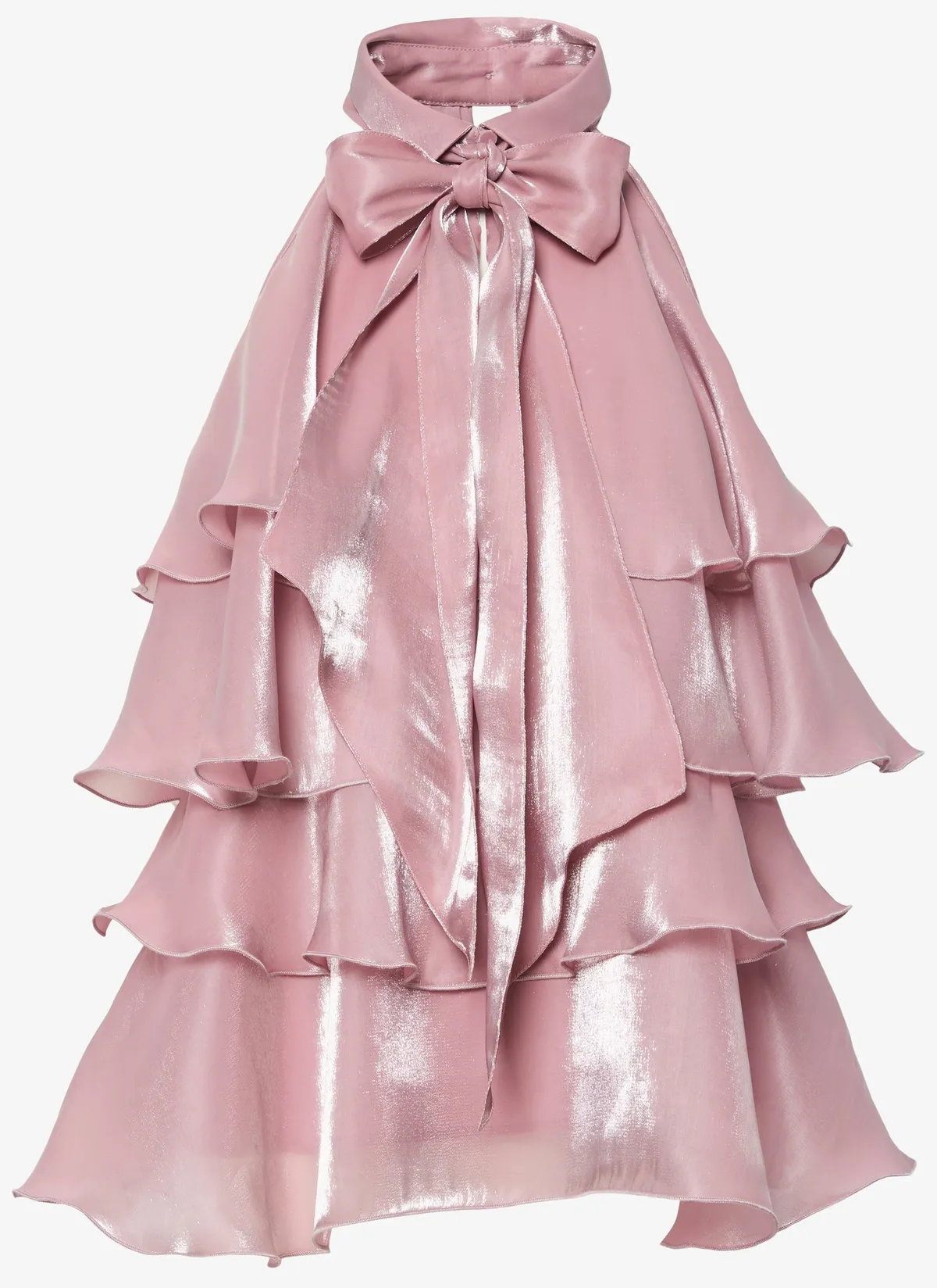 Női divat 50 felett: metálfényű felső.