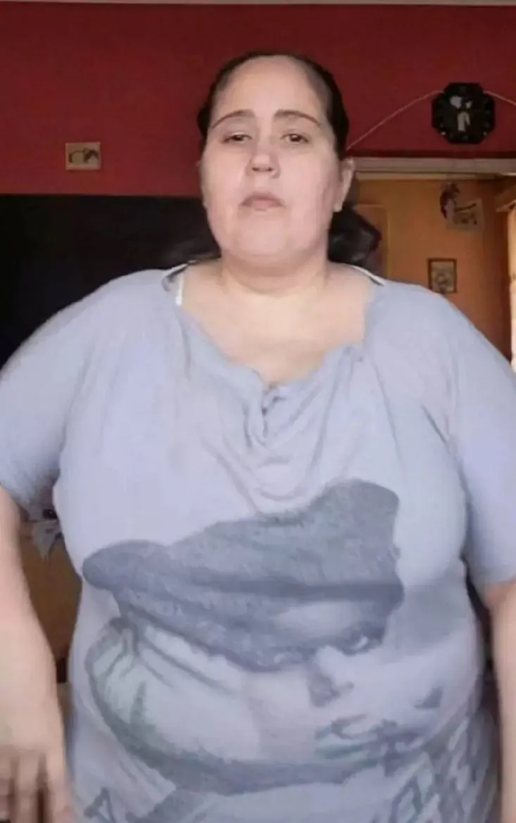 Váradi Dávidné Ditta a nagy fogyás előtt