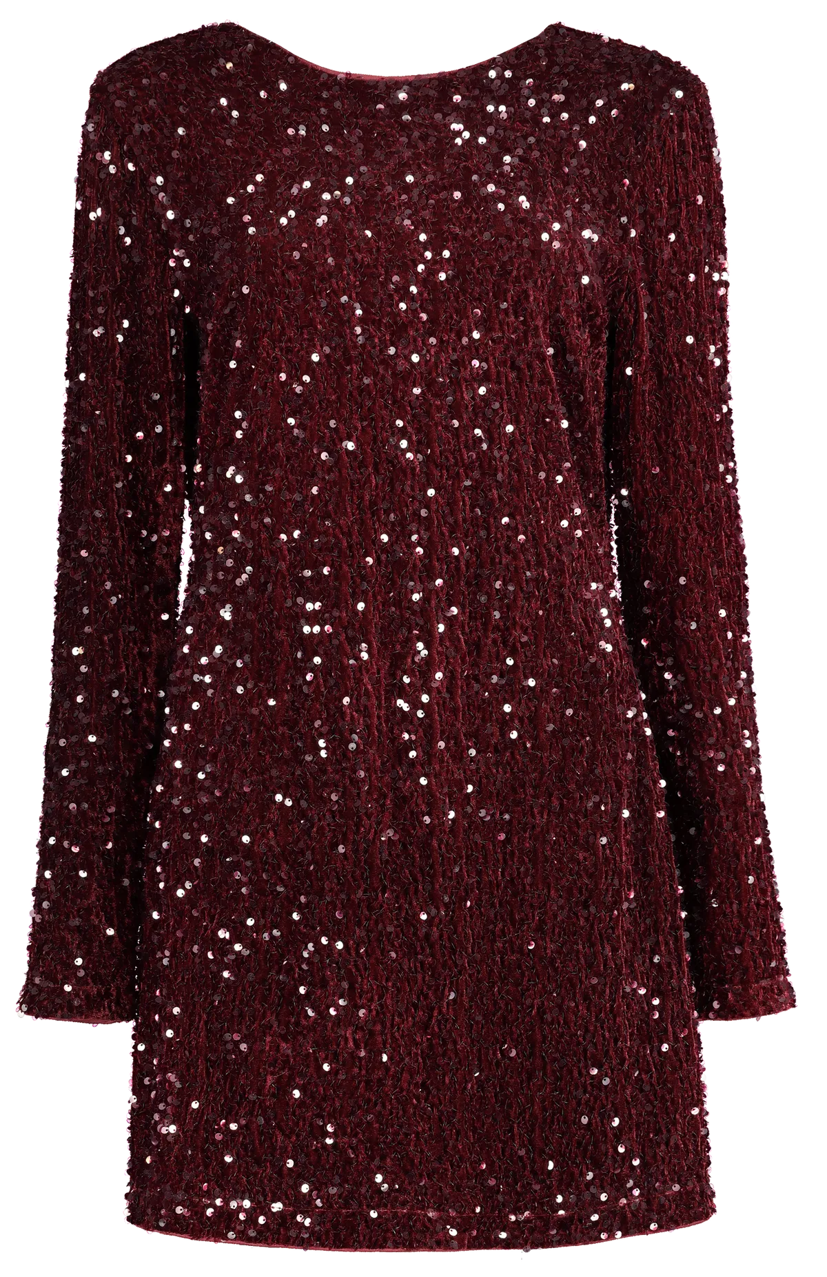 Női divat 50 felett: flitteres miniruha.