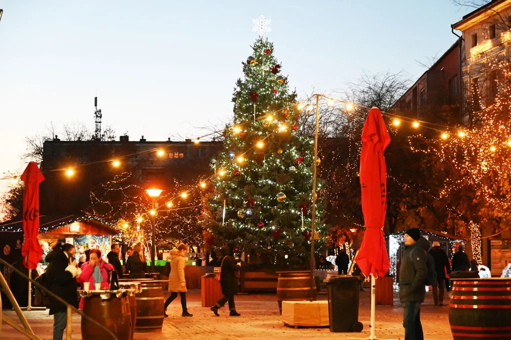 20251127 Szolnok 
Advent 
Megnyílt az Adventi falu a Kossuth-téren. 

Fotó: Mészáros János  MJ 
Új Néplap  UN