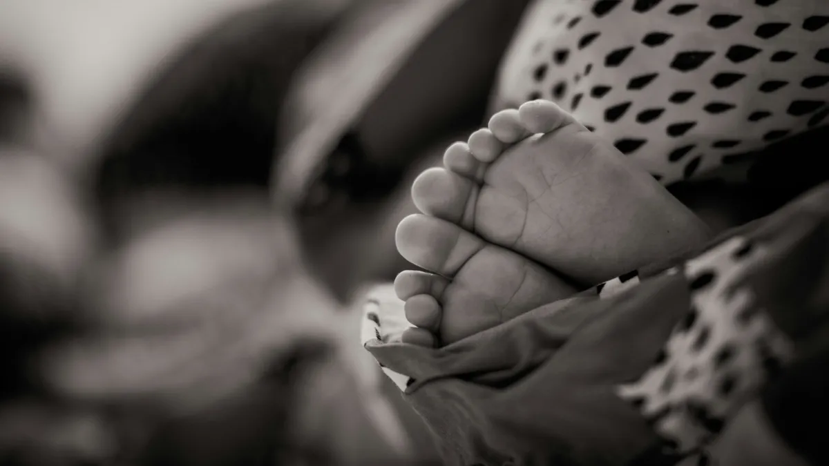 Halott kisbabát találtak egy mobil WC-ben.