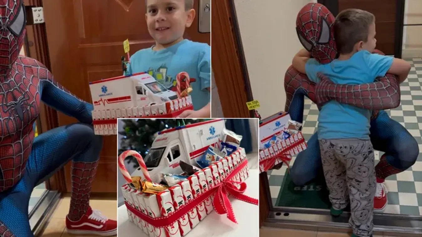 "Na szia mentő" – Pókember is meglátogatta a hős kisfiút