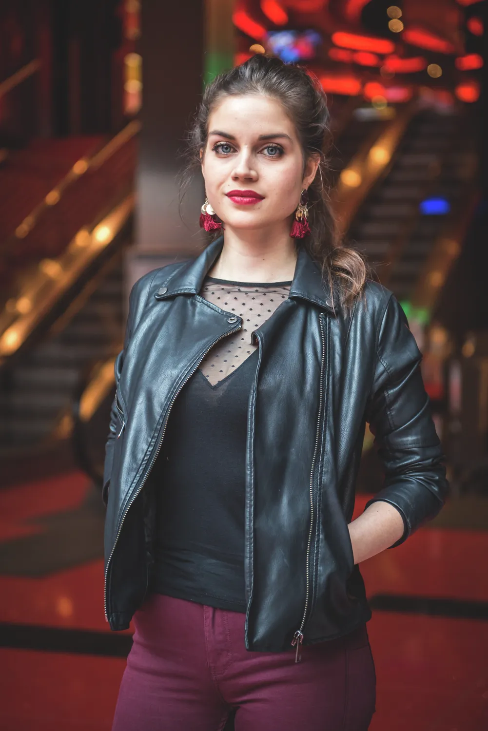 Szász Júlia egy eseményen - portré