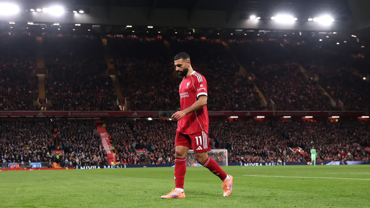 Mohamed Szalah csereként állt be a Liverpool-Brighton