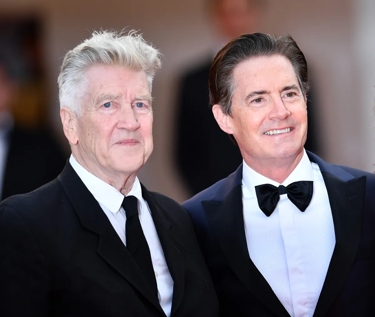 David Lynch rendező és Kyle MacLachlan színész a 7. Cannes-i Filmfesztiválon.