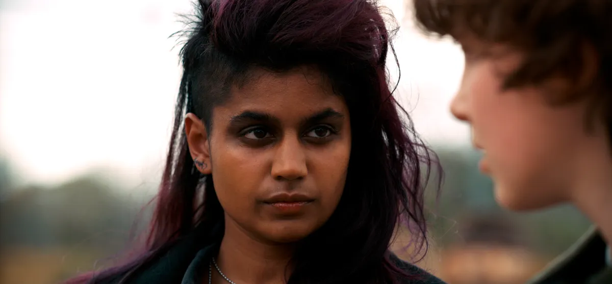 Linnea Berthelsen Kali szerepében a Stranger Things szériában.