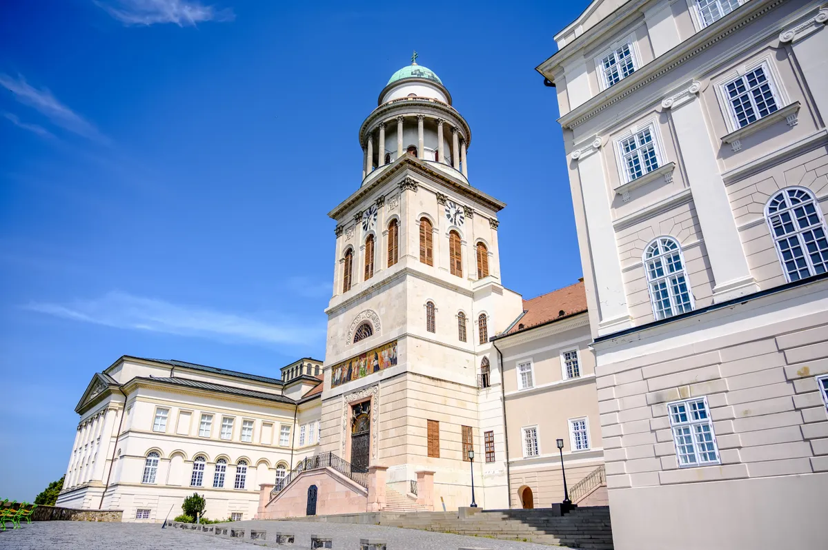 A Pannonhalmi Bencés Főapátság épülete.