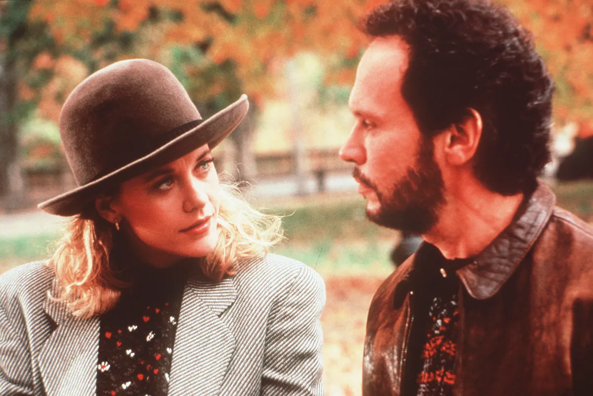 Meg Ryan és Billy Crystal a Harry és Sally című filmben.