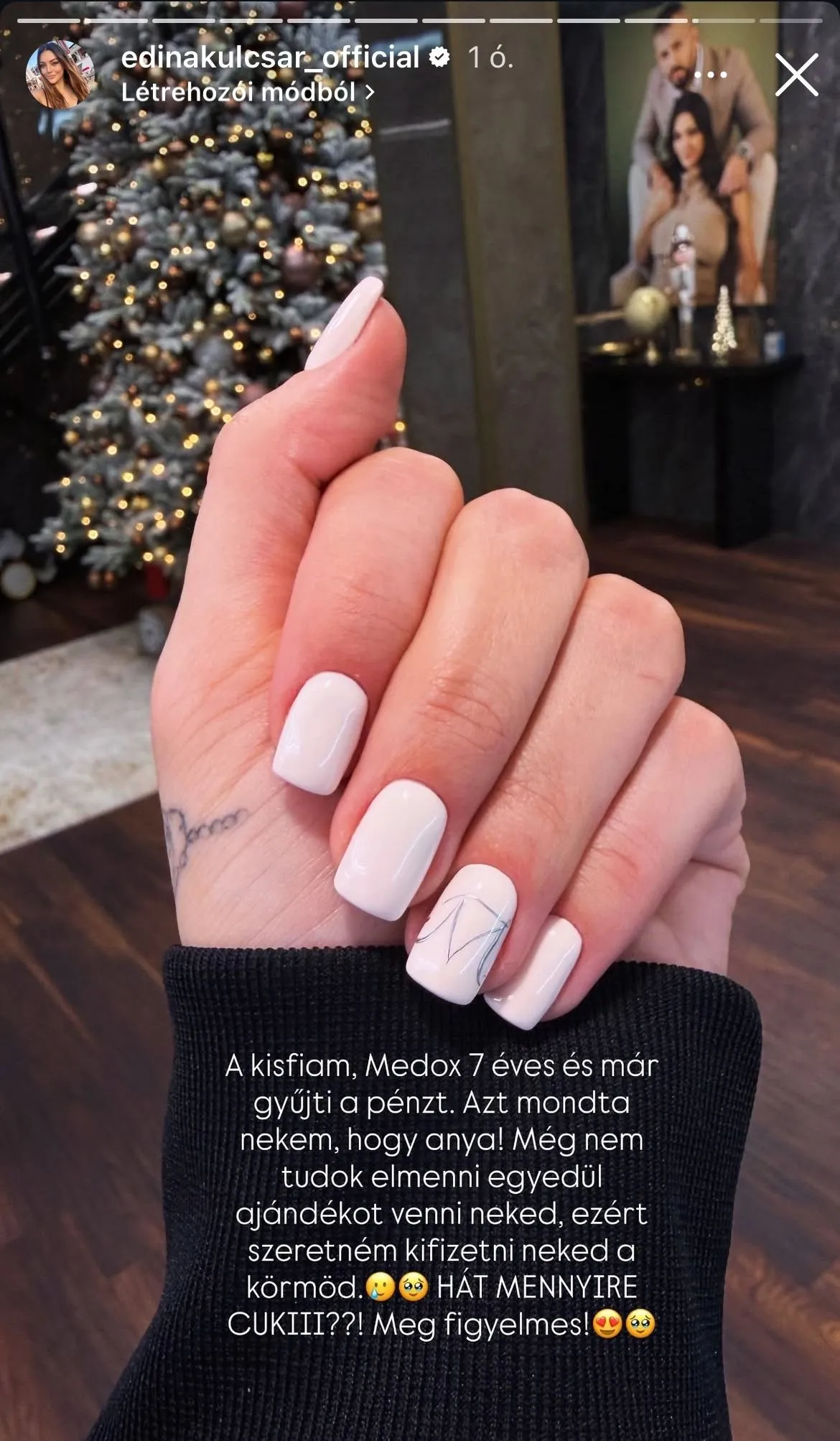 Kulcsár Edina körmei