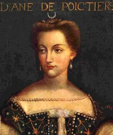 Diane De Poictiers festett portréja. 