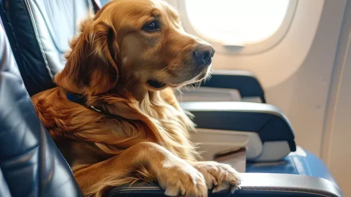 Eb a fedélzeten: már nagyobb kutyával is utazhatsz a repülőn