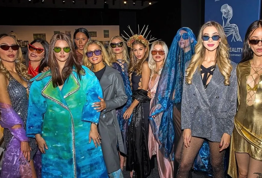 Galambos Boglárka a divatbemutatóján