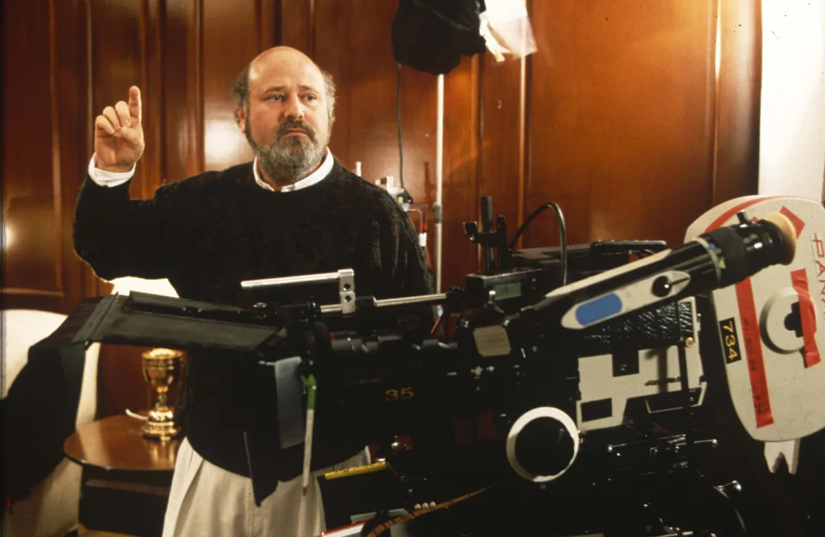 Rob Reiner Az amerikai elnök forgatásán.