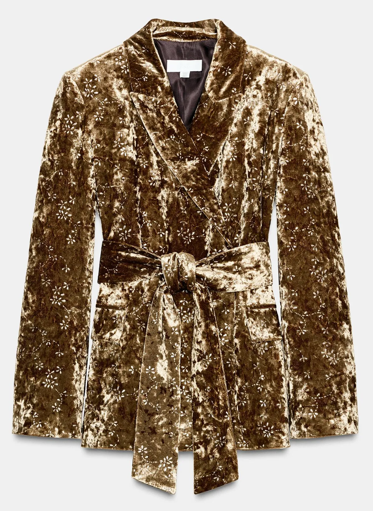 Női divat 50 felett: bársonyblézer.