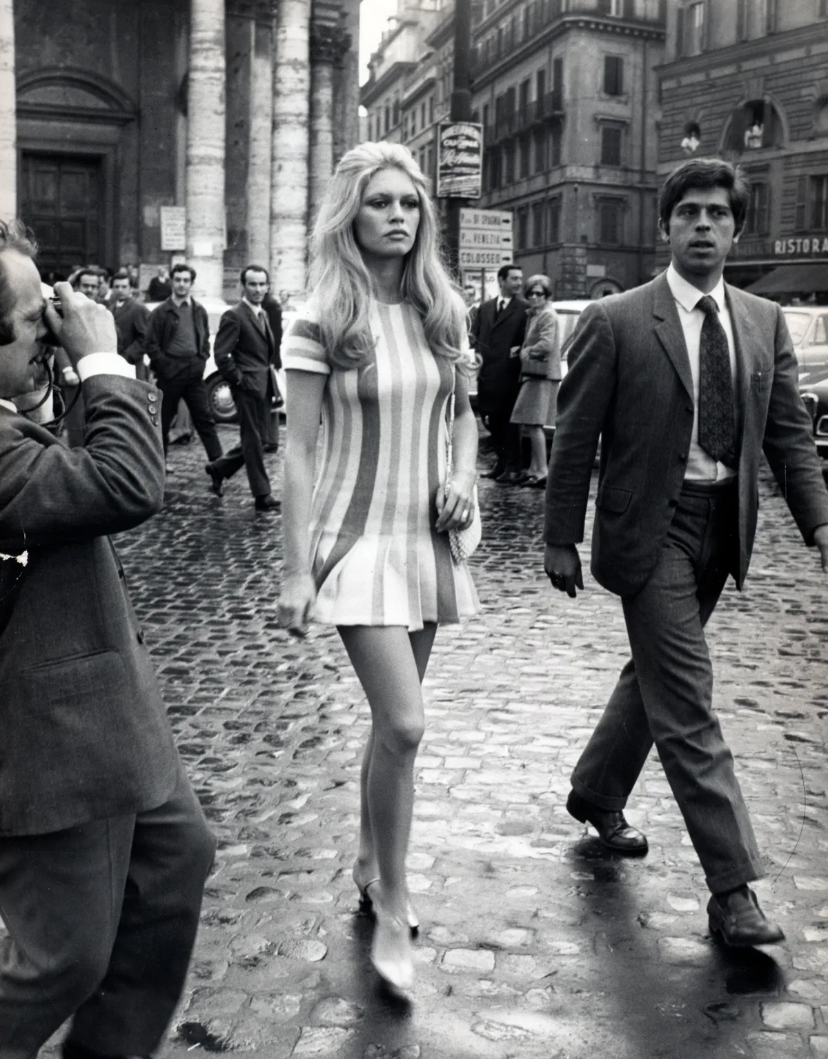 Brigitte Bardot színésznő és modell.