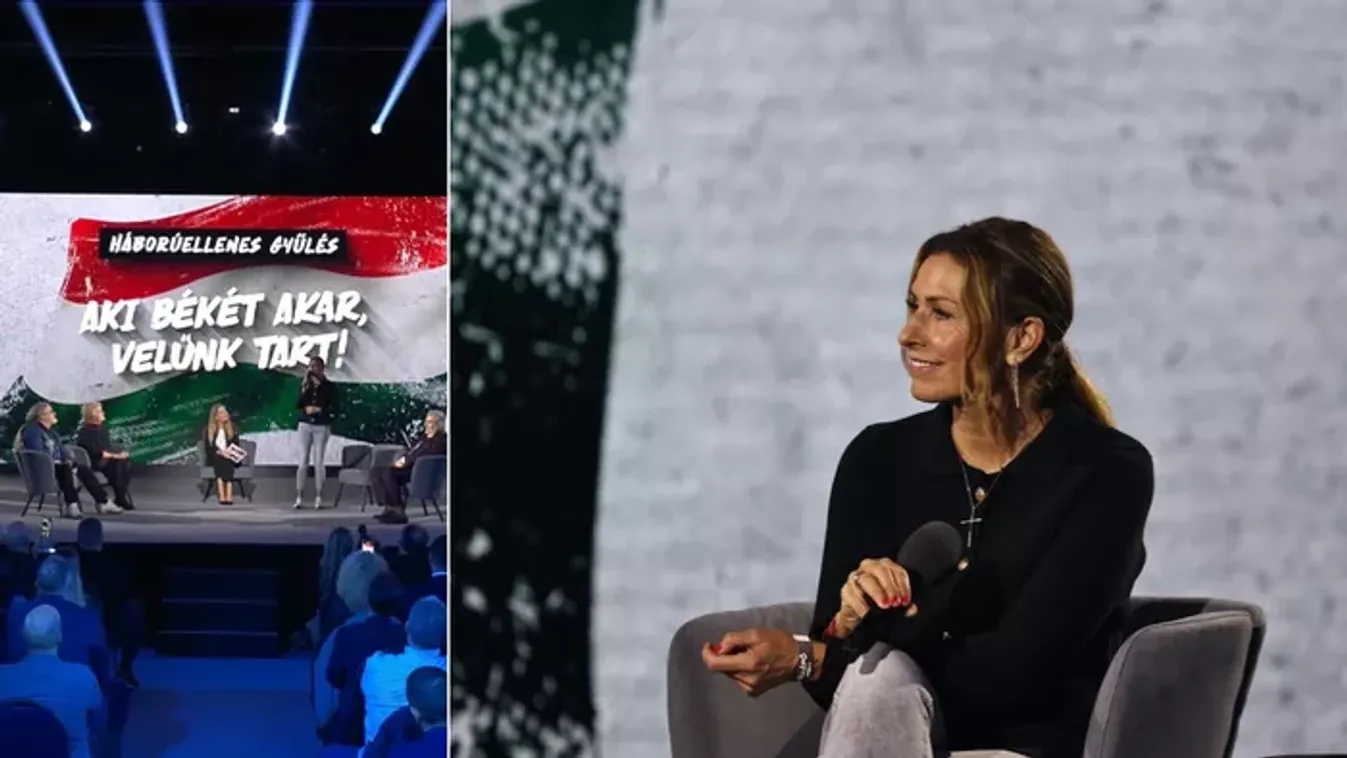 Miklósa Erika mindenki szemébe könnyeket csalt a Háborúellenes Gyűlésen