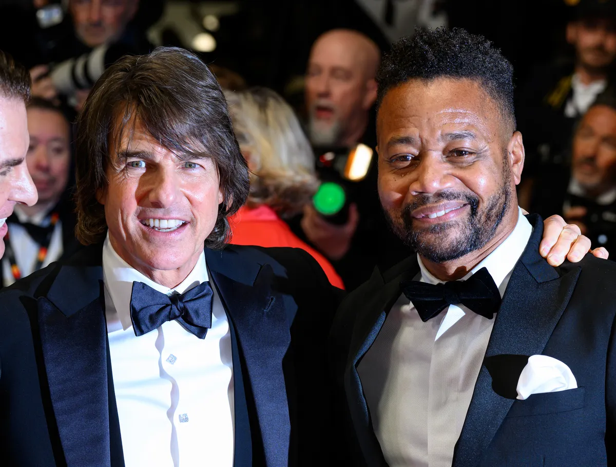 Tom Cruise és Cuba Gooding Jr. az új Mission Impossible film premierjén.