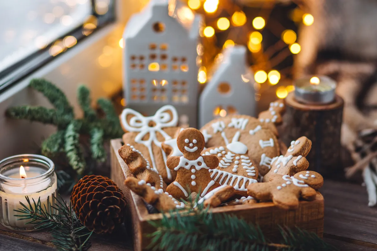 Szépen tálalt mézeskalács, ami a személyiségtesztben is szerepel.