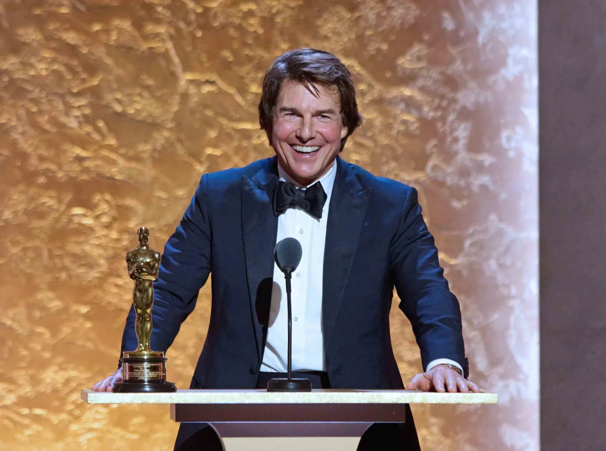 Tom Cruise az Oscar-gálán.