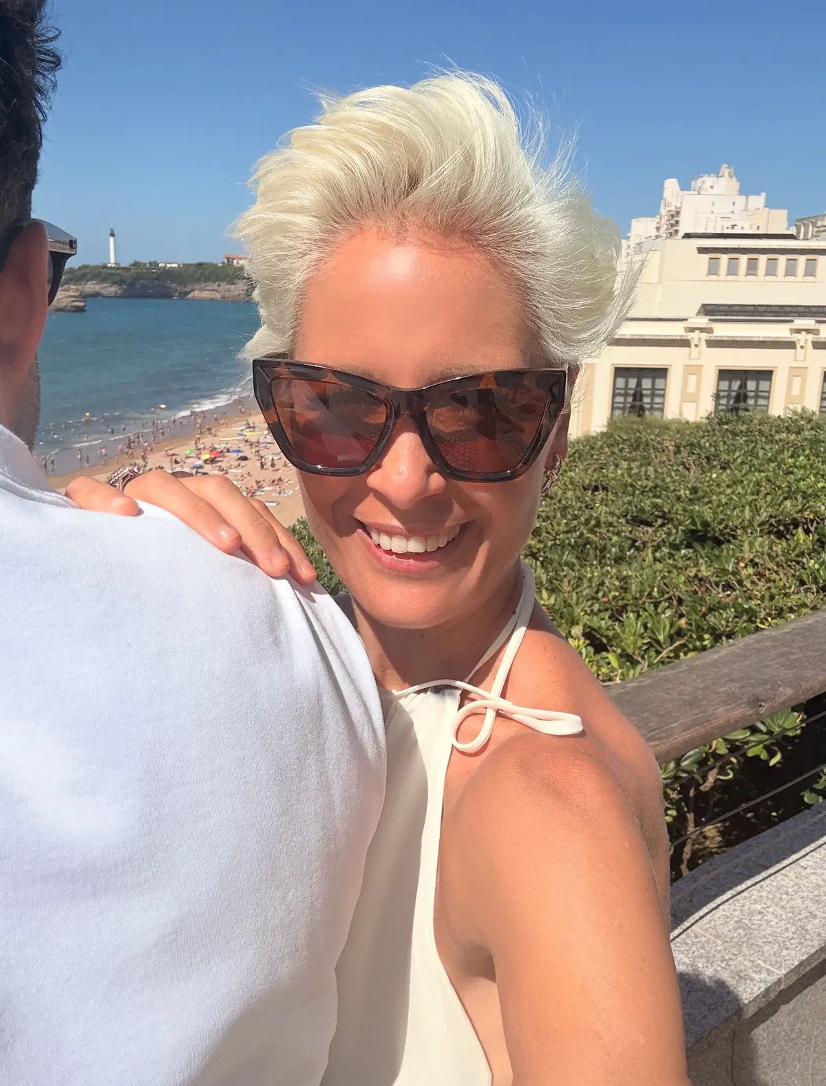 Flor diplomata, ezért megbeszélték Barbival, hogy ettől többet nem mutatnak a férfi arcából (Fotó: Orosz Barbara archív - Instagram)