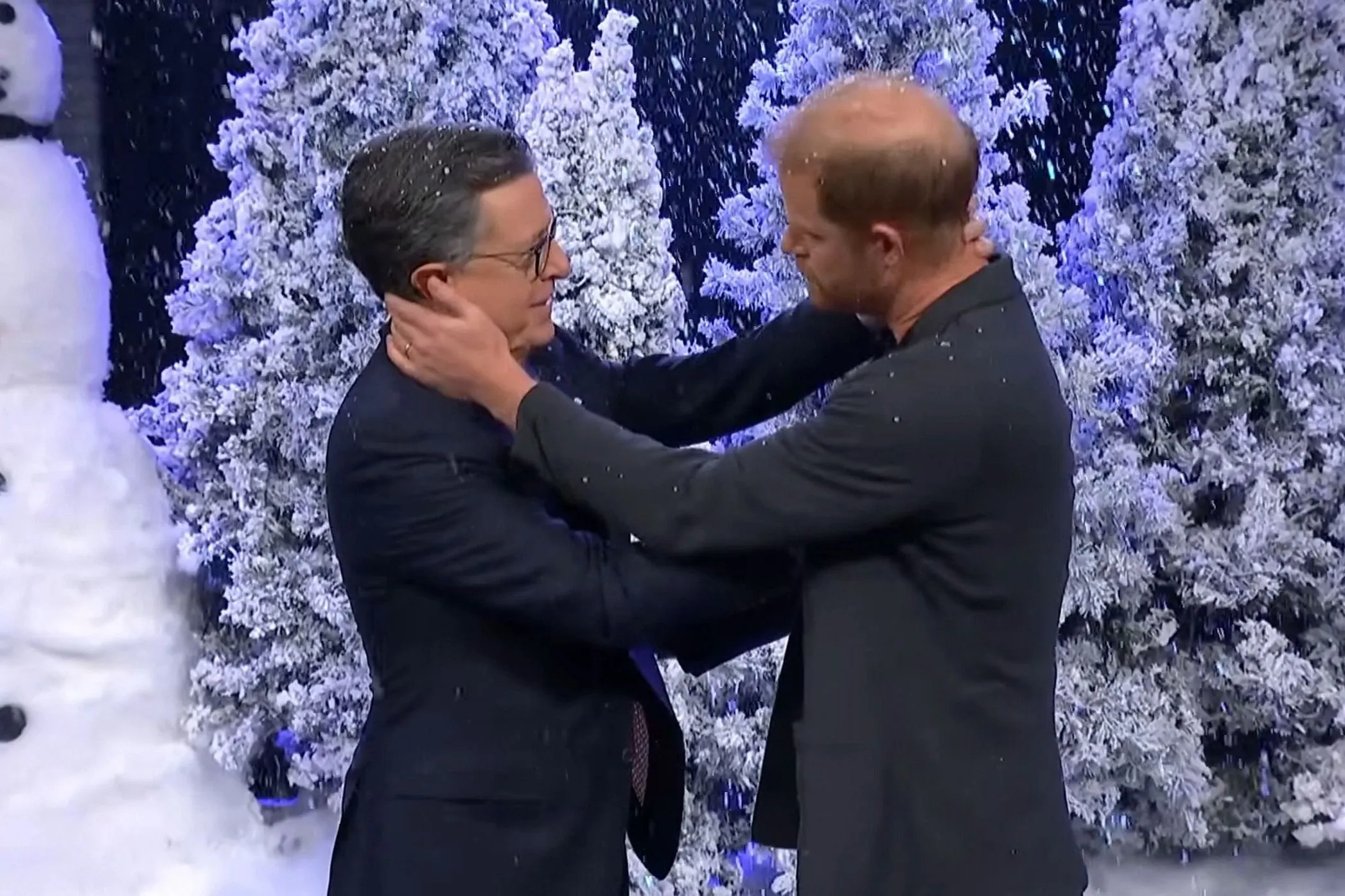 Harry herceg majdnem megcsókolta Stephen Colbertet