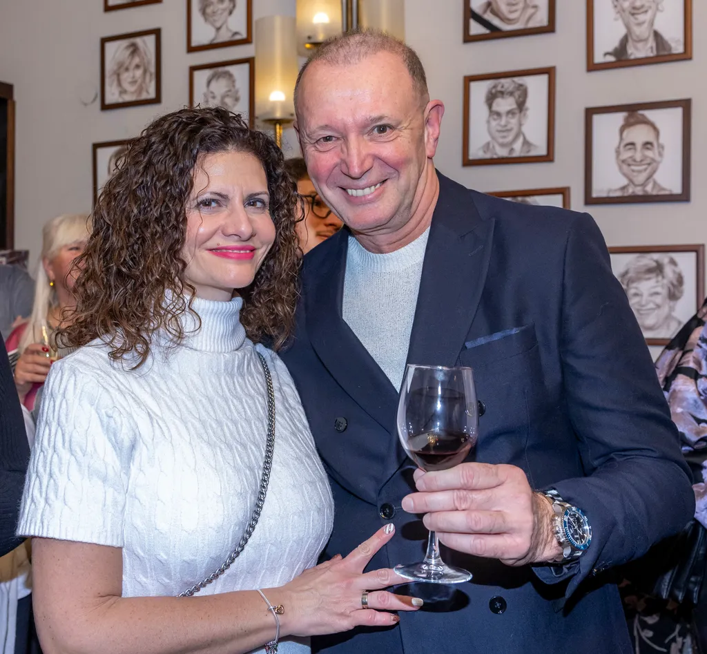 Győrfi Pál a premier után hatalmasat ünnepelt feleségével.