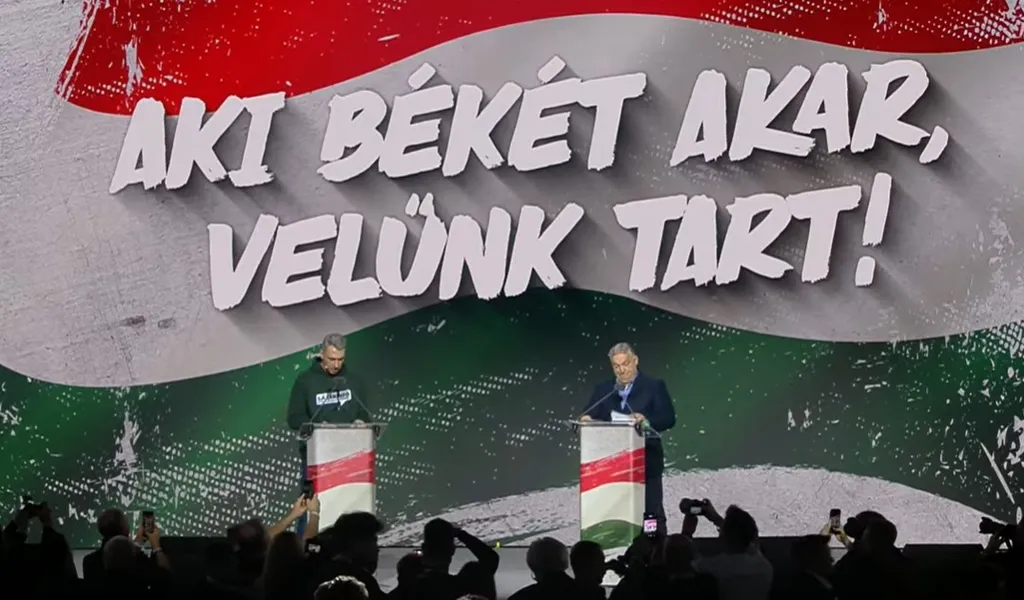 Háborúellenes Gyűlés Szegeden – Orbán Viktor  
 12.20 Szeged 