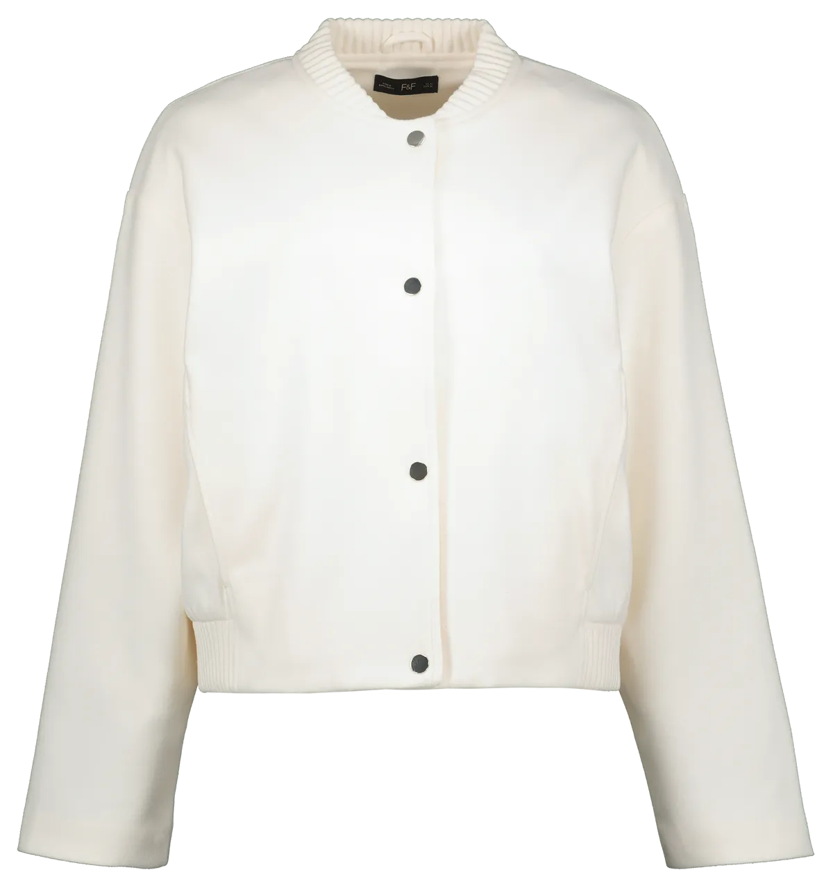 Cloud Dancer: fehér gombos dzseki.