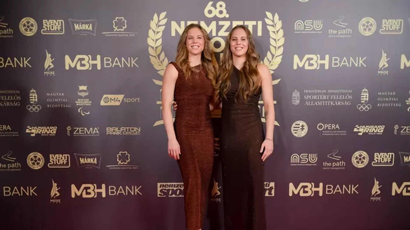 Befutott Márton Viviana és Luana, itt vannak a Nemzeti Sport Gála első fotói