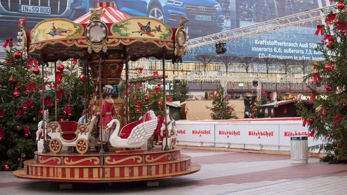 A müncheni repülőtér mesebeli karácsonyi vására