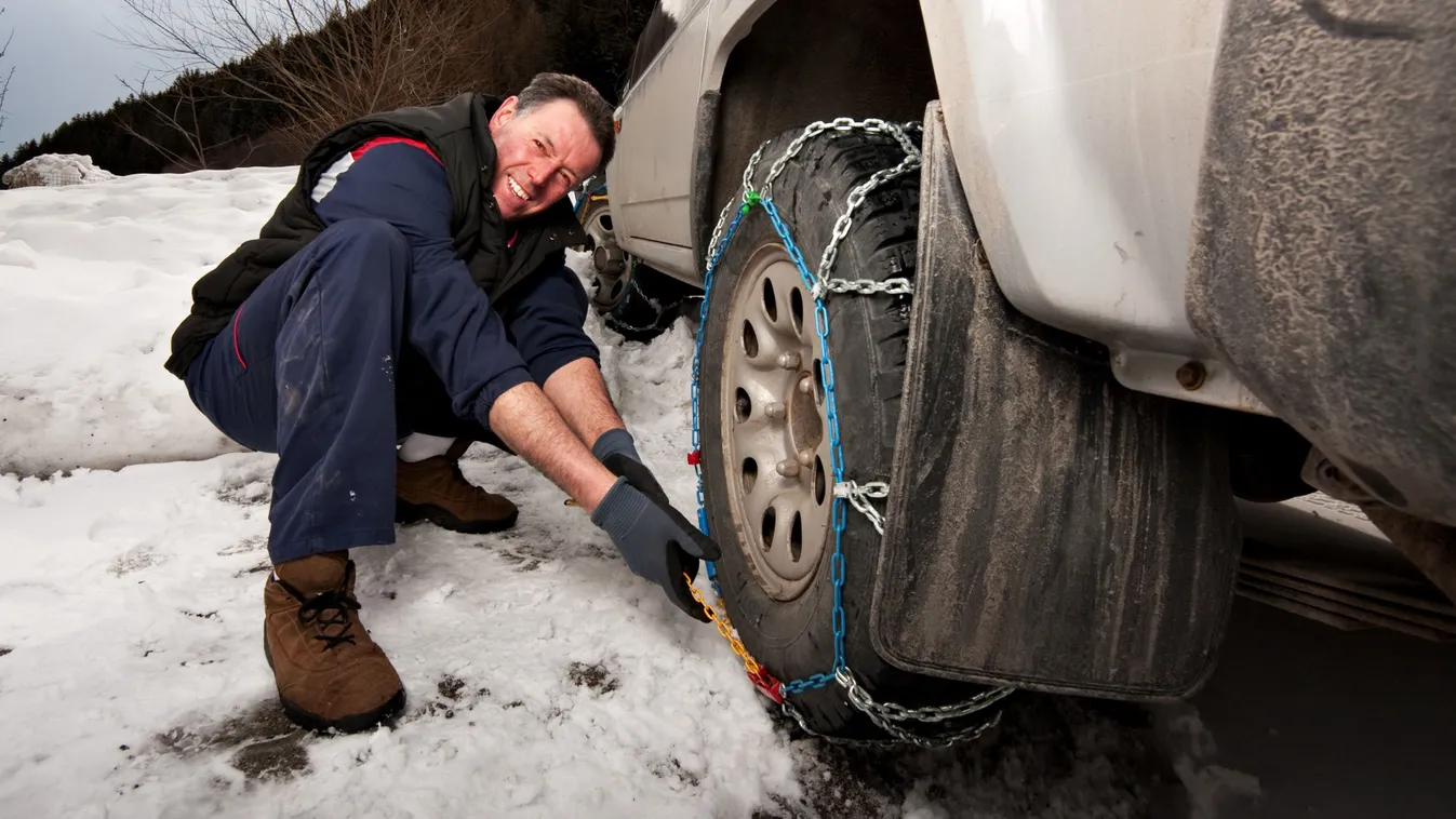 Hólánc felszerelése: így érdemes felkészülni a téli utakra