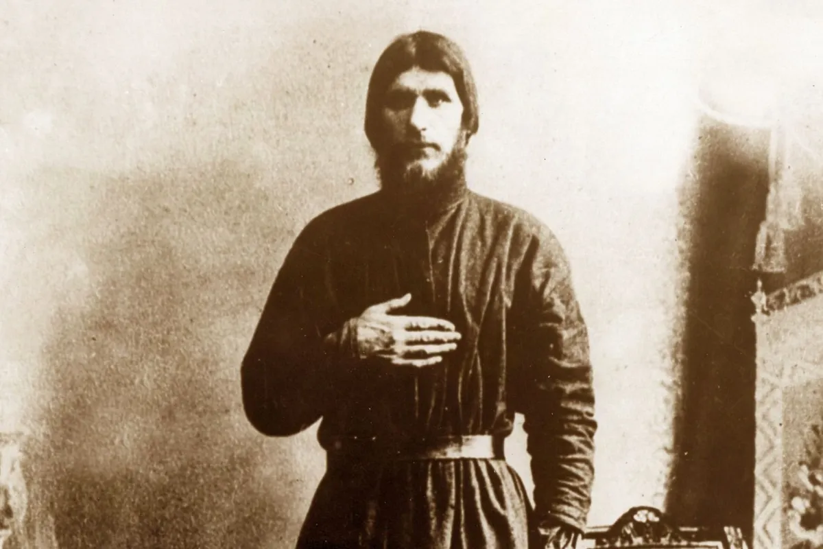 Grigorij Jefimovics Raszputyin egy régi fotón.