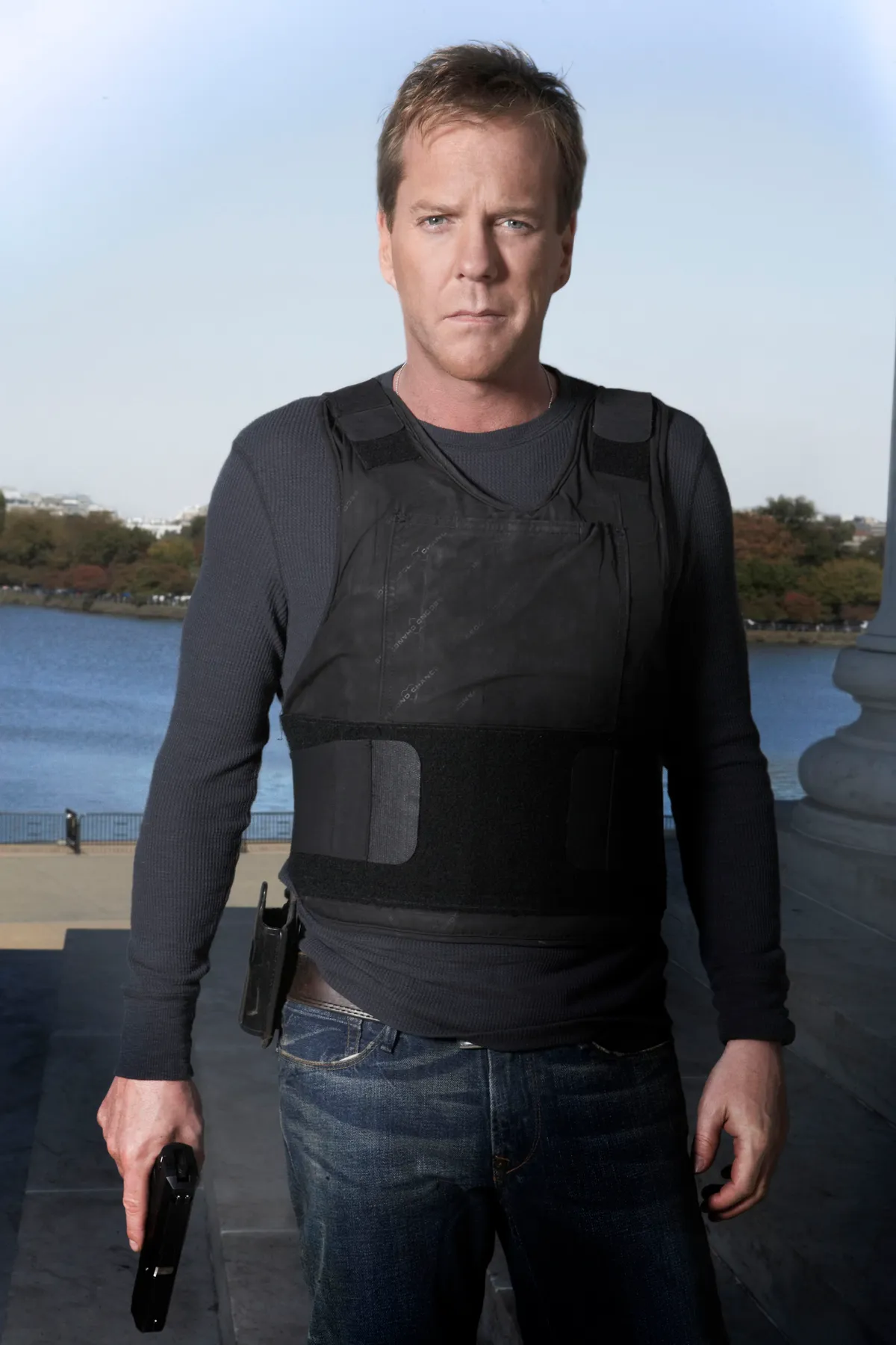 Kiefer Sutherland Jack Bauer szerepében a 24 című sorozatban