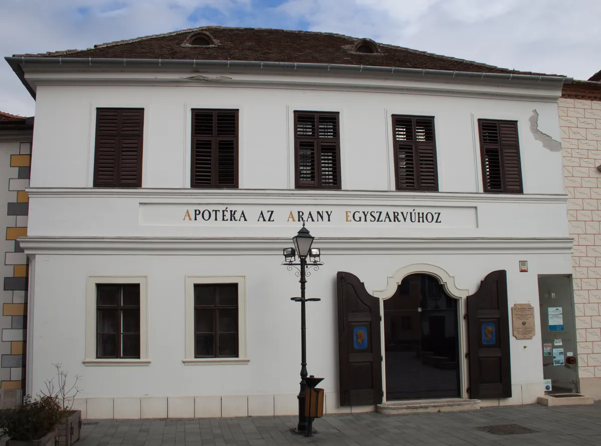 Arany Egyszarvú Patikamúzeum Kőszegen.