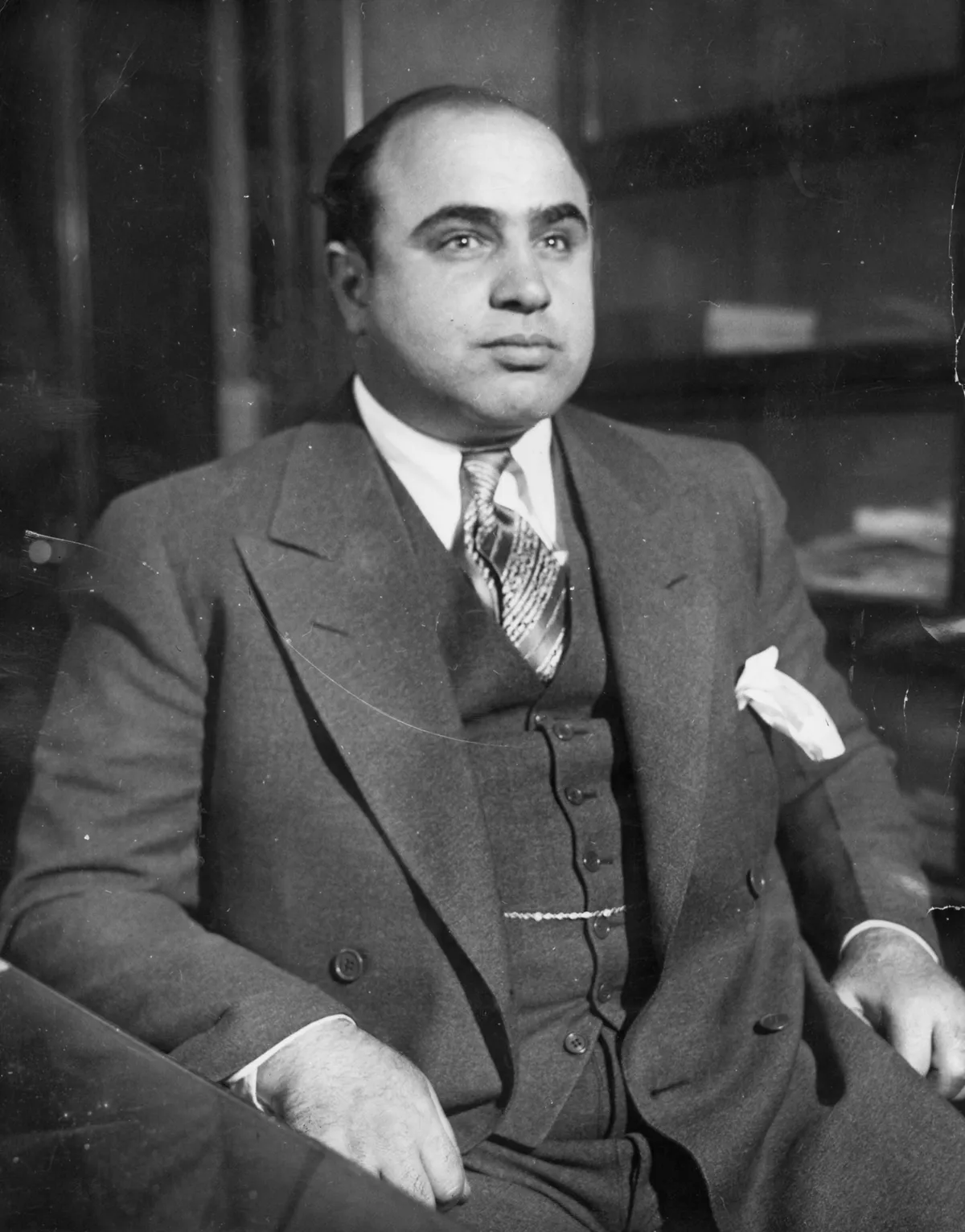 AL Capone portréja 1930-ból.