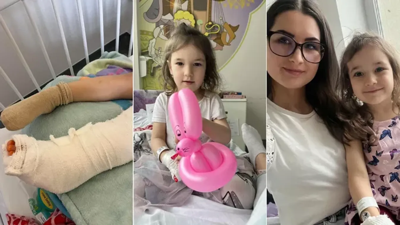  "Az én lelkem már nem igazán viseli el, hogy Linett ennyit szenved" - csontdaganat után csonttörésben szenved a négyéves kislány