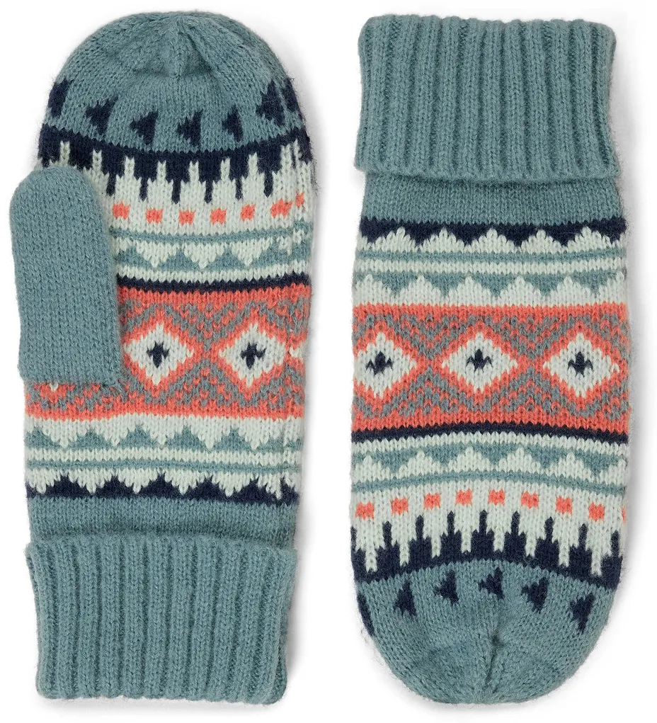 Téli kiegészítő: kötött kesztyű.