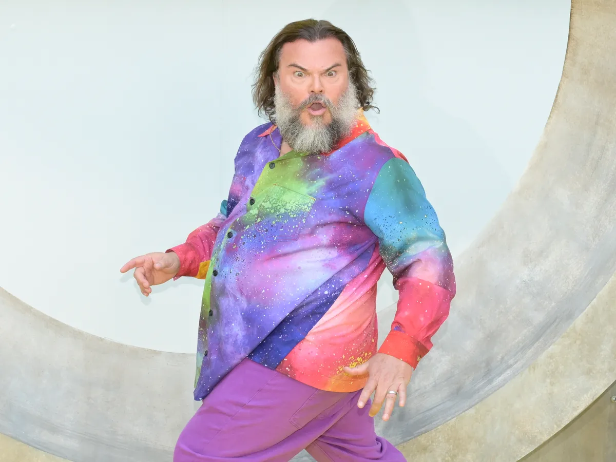 Jack Black a Borderlands bemutatóján