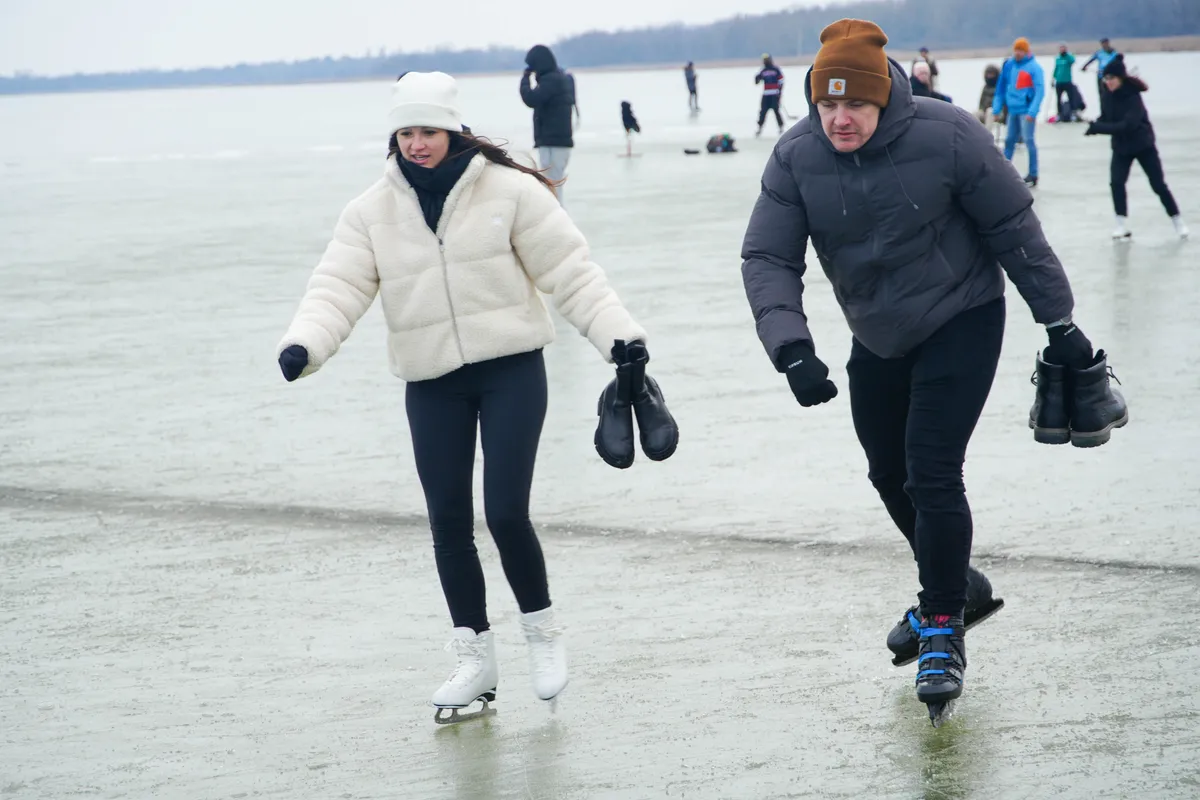 A jeges Balaton, amire 9 évet kellett várni
