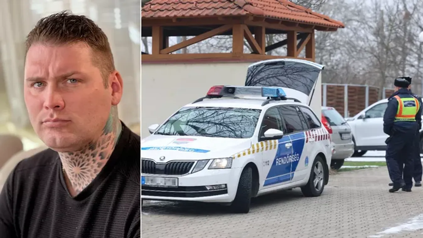 Ebben a házban találták holtan Dudás Mikit, helyszínelnek a rendőrök