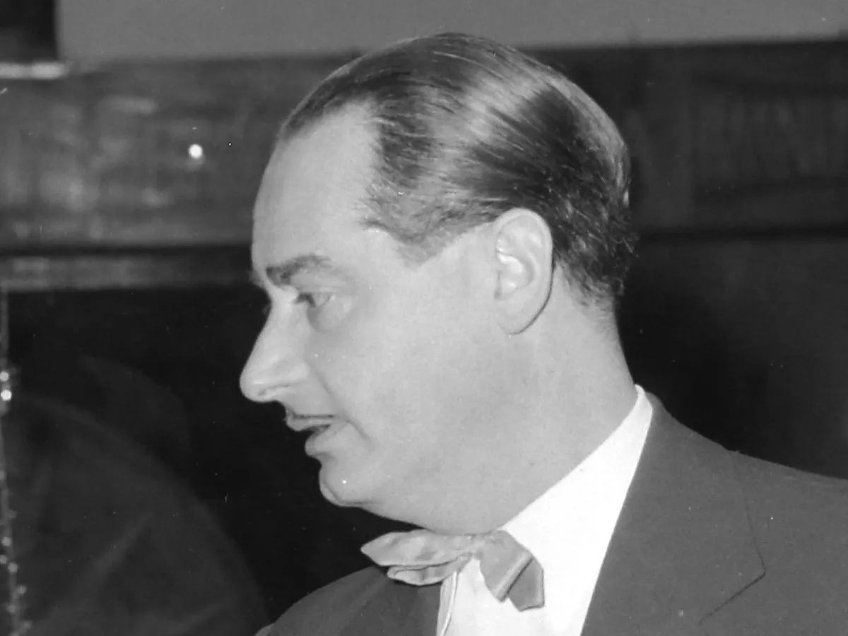 Gács Rezső, Rodolfo a magyar bűvész fekete-fehér fotója.