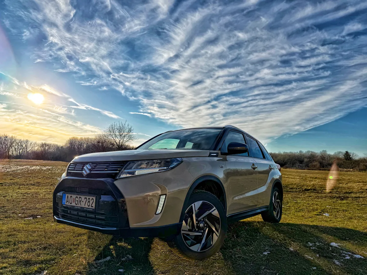 Suzuki Vitara teszt: egy fotó az autóról.