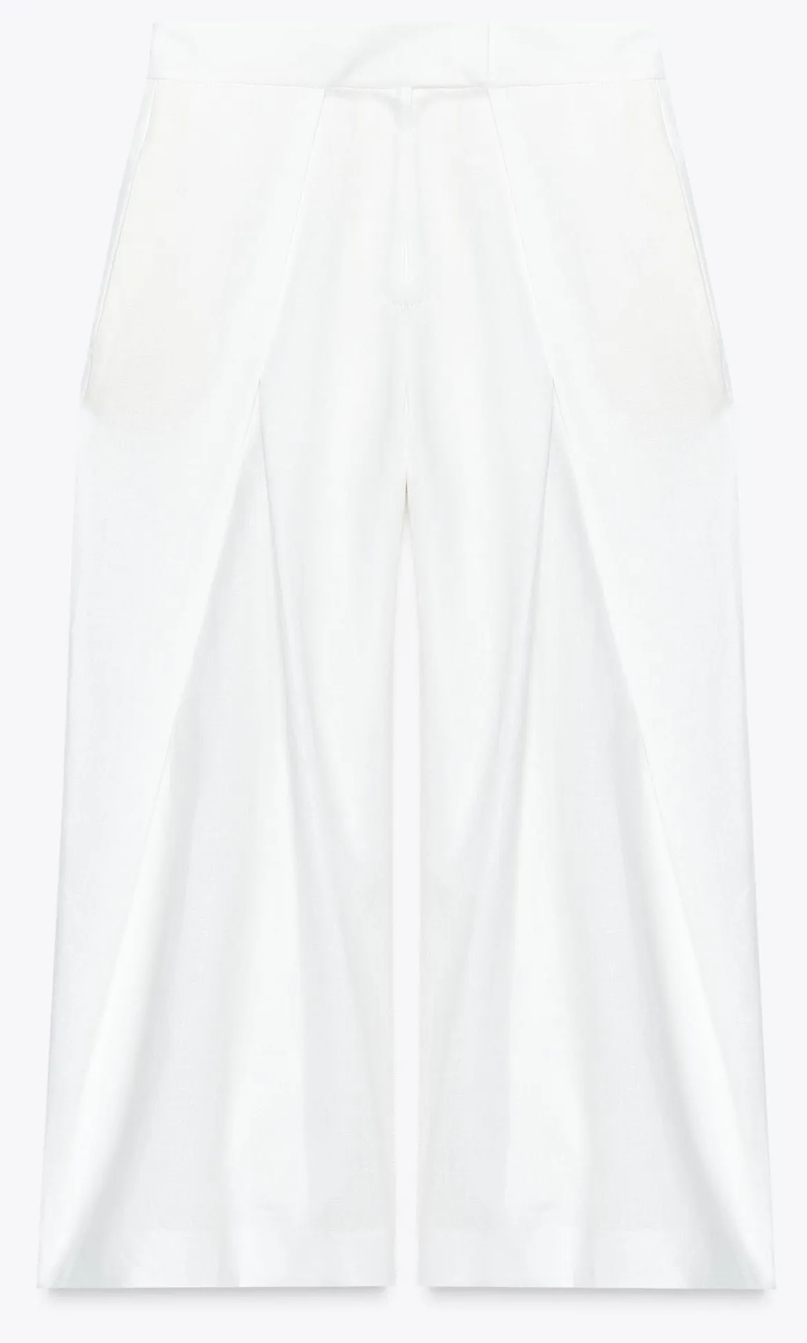 Cloud Dancer: fehé ék alakú bevarrásos nadrág.