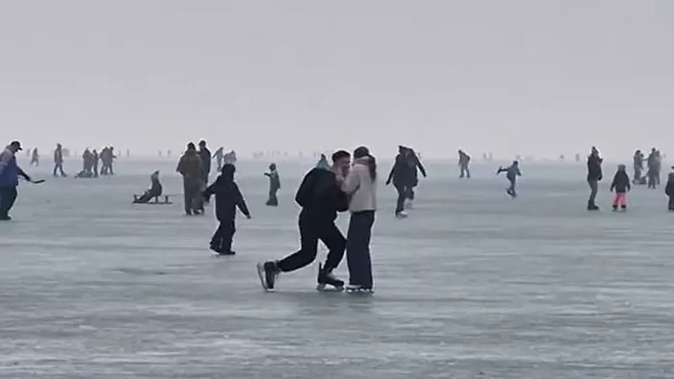 Lánykérés a Balaton jegén - keresik a jegyespárt!