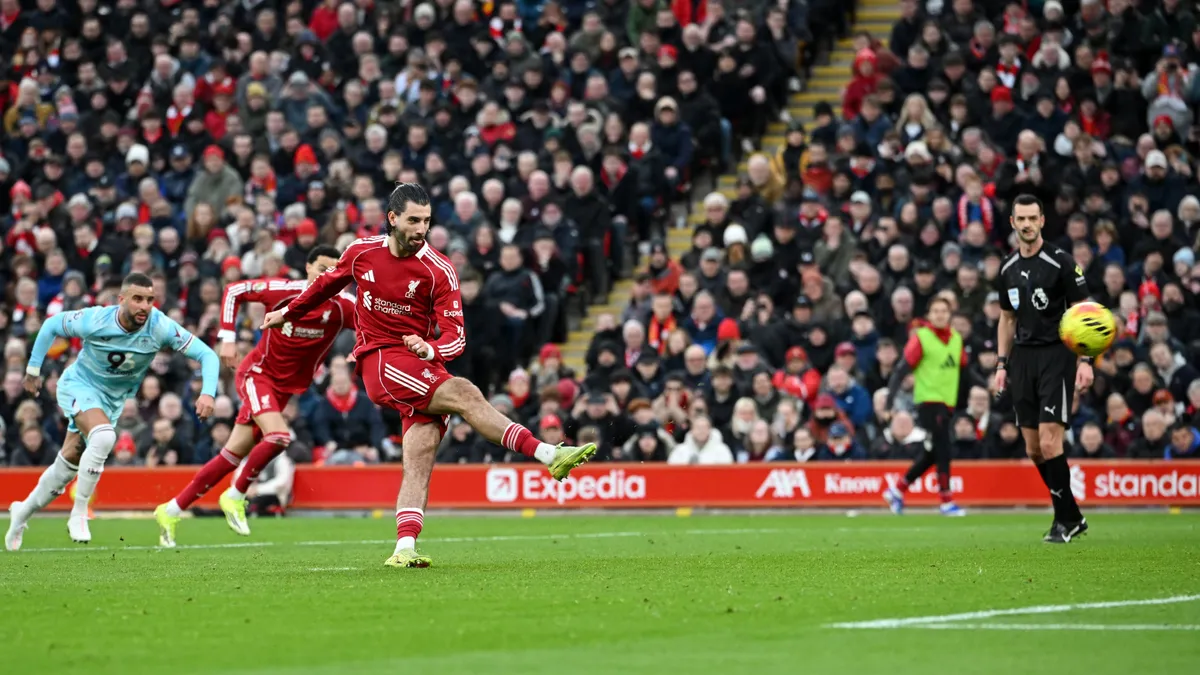 Szoboszlai Dominik büntetőt hibázott a Liverpool-Burnley mérkőzésen