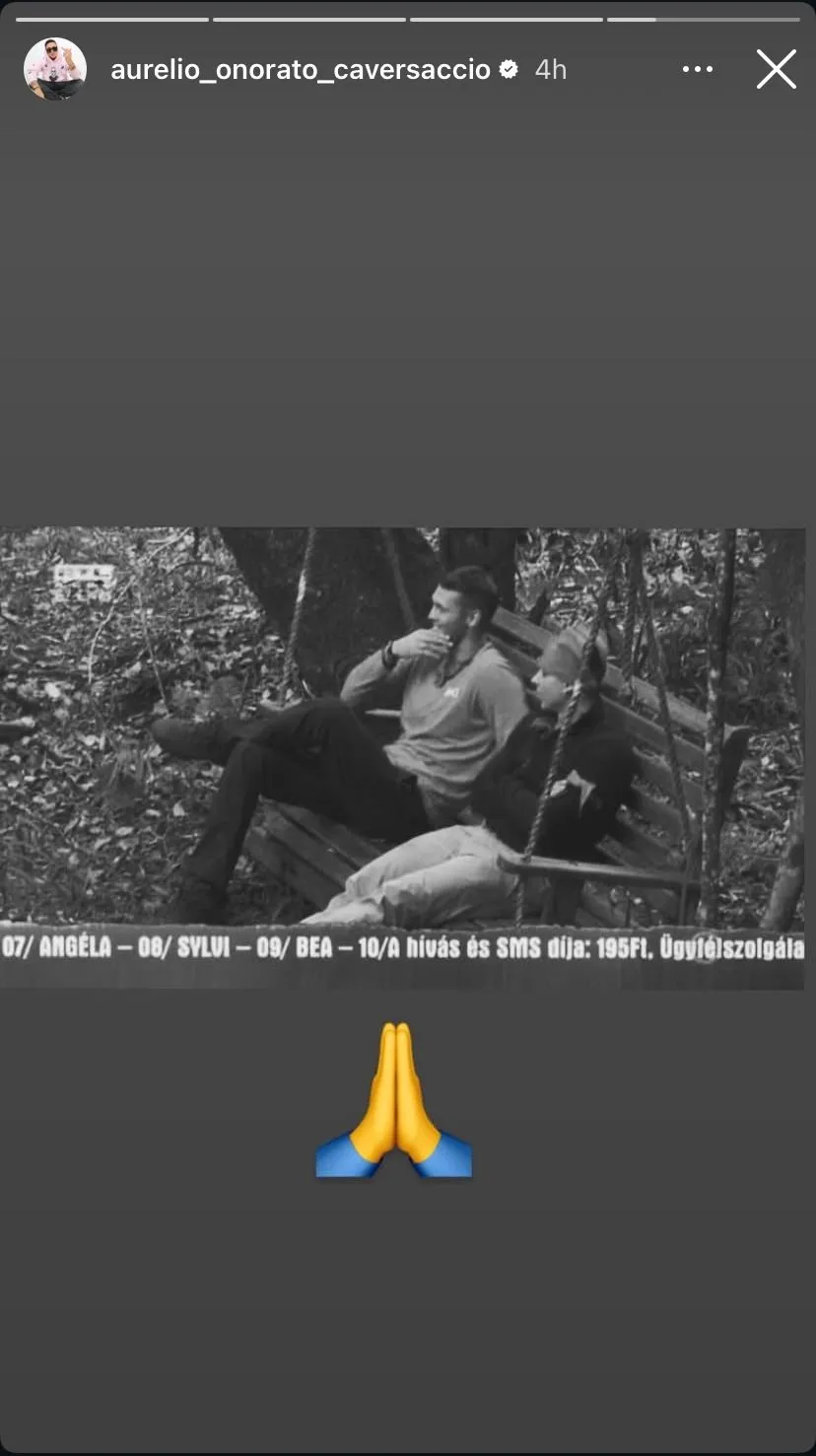 Aurelio összetört a hír hallatán