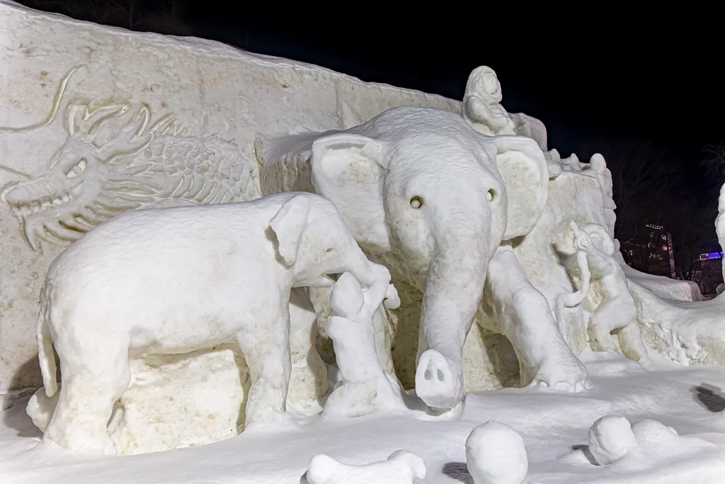 A japán Hokkaido szigetén található Sapporo Hófesztivál mindig különleges alkotásokkal varázsolja el a látogatókat. 