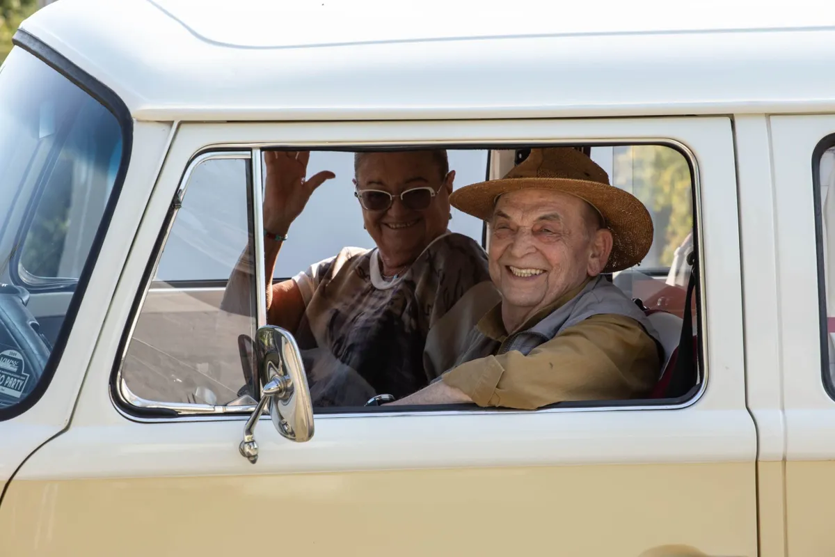 Bodrogi Gyula a Doktor Balaton forgatásán