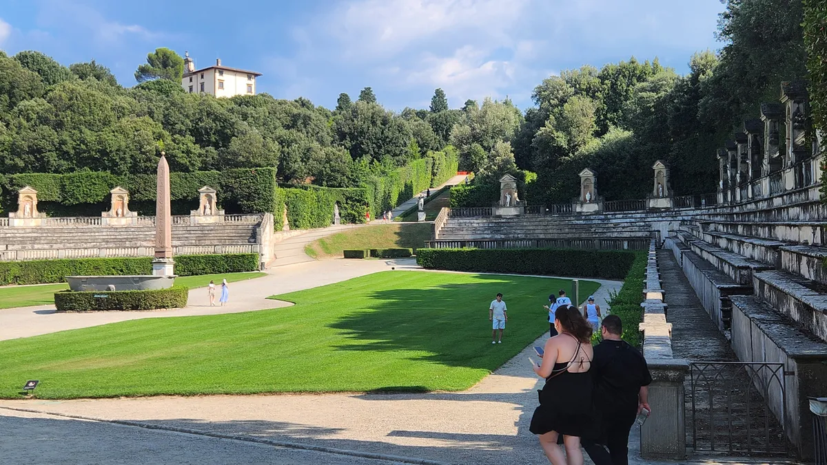 A firenzei Boboli-kertek  világ egyik legszebb barokk kertje.